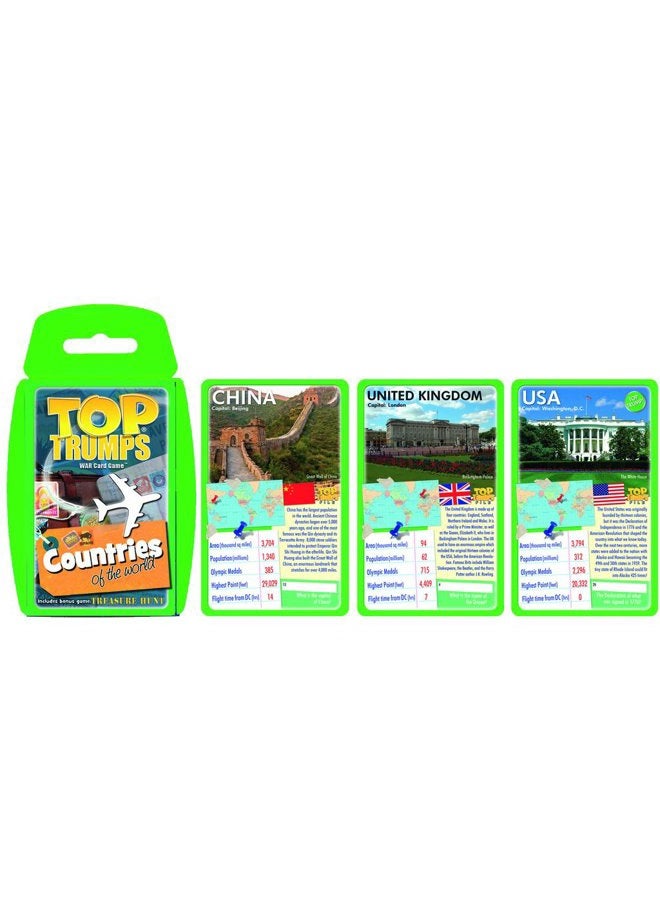 Top Trumps Card Game Countries of The World - Family Games for Kids and Adults - Learning Games - Kids Card Games for 2 Players and More - Kid War Games - Card Wars - for 6 Plus Kids - Image 2